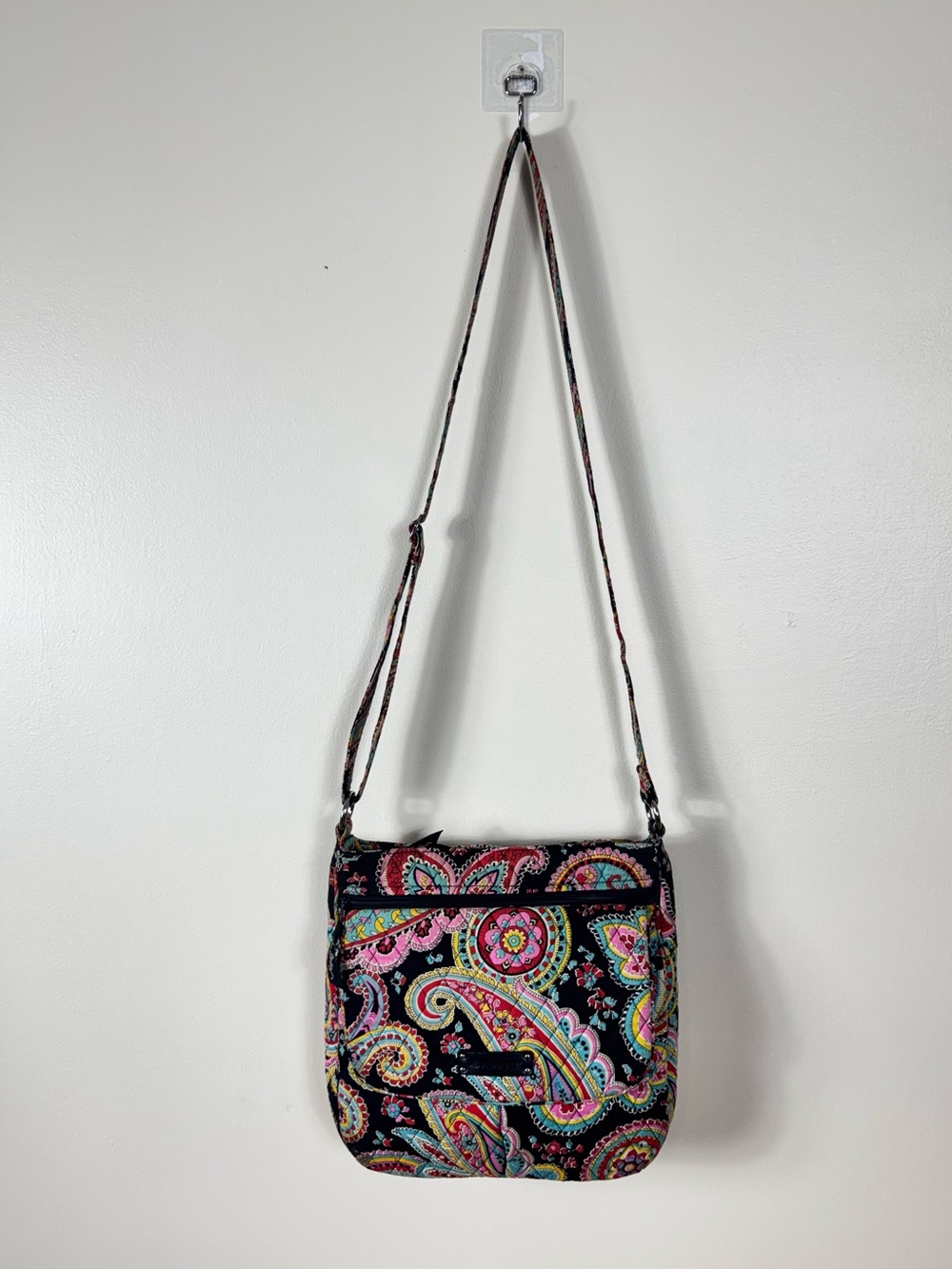 Vera Bradley Signature Parisian Paisley Hipster Crossbody Bag Bohemian Quilted - Picture 2 of 7